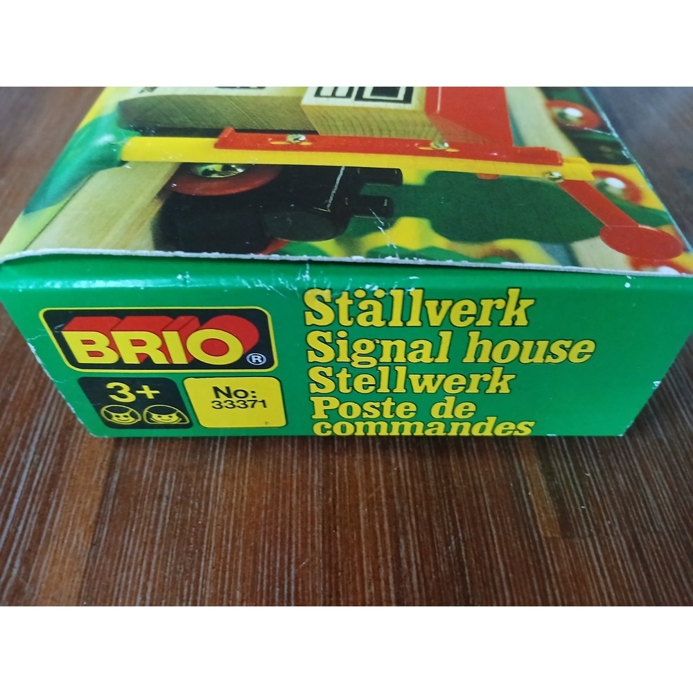 Brio SIGNAL HOUSE #33371 (1985) Vintage Wooden Brio CIB - Picture 2 of 4